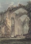 J.M.W. Turner The Chancel and Crossing of Tintern Abbey,Looking towards the East Window USA oil painting artist